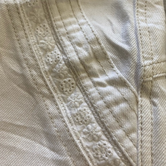 Free People White High Waist Denim Shorts - Picture 9 of 11